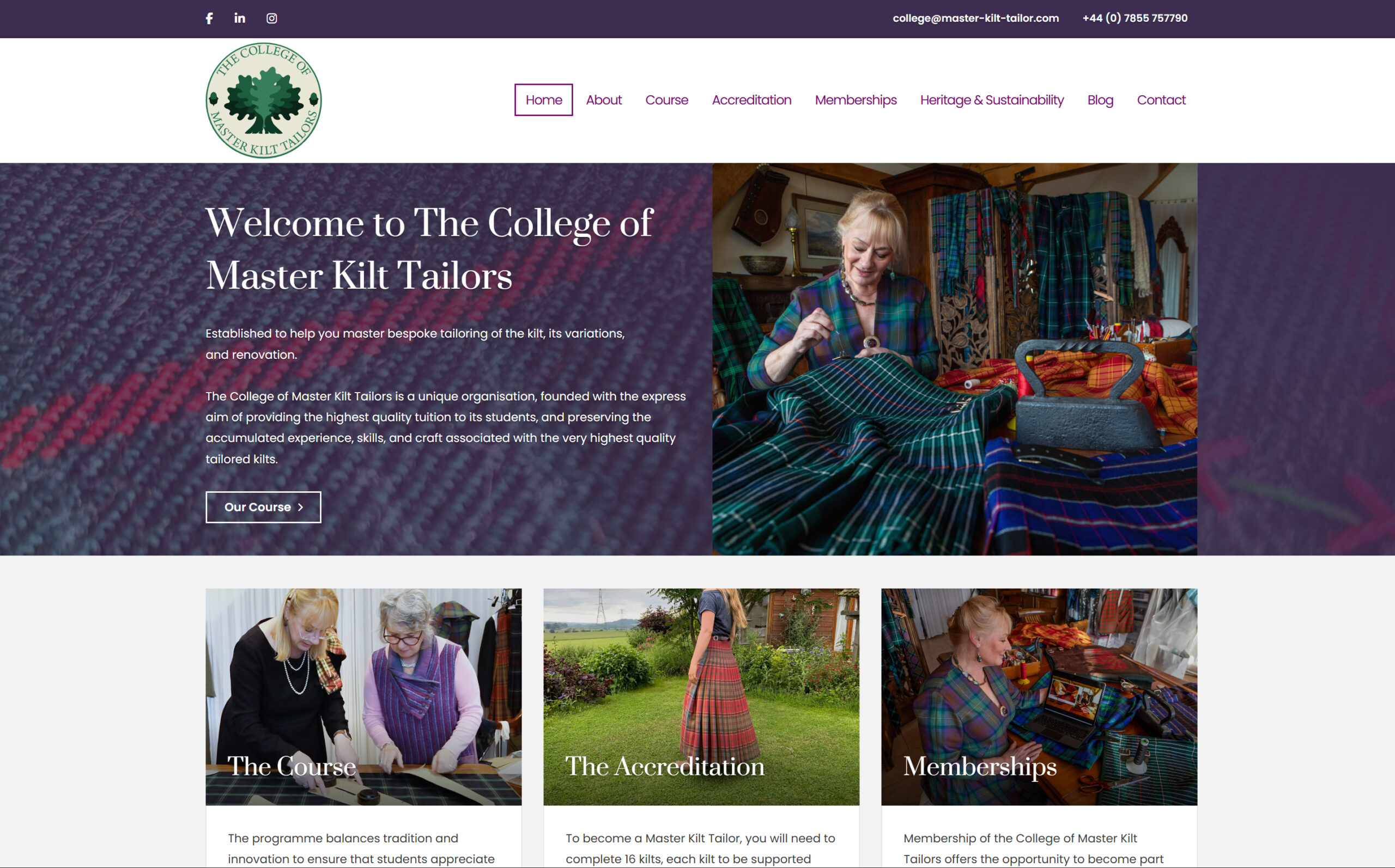 The College of Master Kilt Tailors